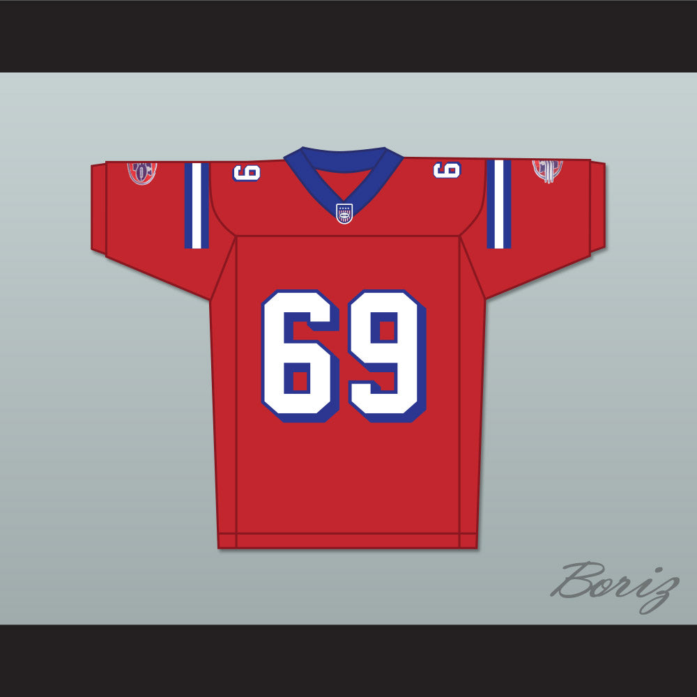 Junger 69 Washington Sentinels Home Football Jersey The Replacements Includes League Patch 2