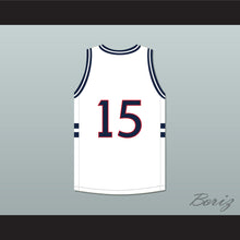 Load image into Gallery viewer, Jermaine Cole 15 Bulldogs High School White Basketball Jersey