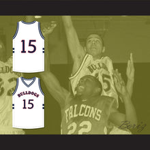 Load image into Gallery viewer, Jermaine Cole 15 Bulldogs High School White Basketball Jersey