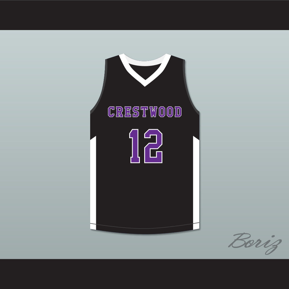 Ja Morant 12 Crestwood High School Knights Black Basketball Jersey 3