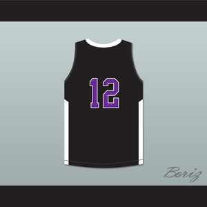 Ja Morant 12 Crestwood High School Knights Black Basketball Jersey 3