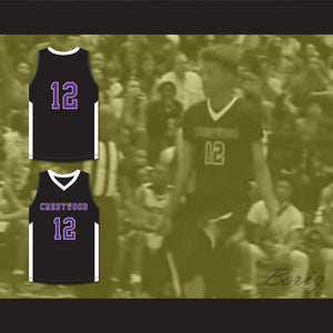 Ja Morant 12 Crestwood High School Knights Black Basketball Jersey 3