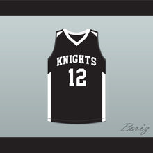 Load image into Gallery viewer, Ja Morant 12 Crestwood High School Knights Black Basketball Jersey 2