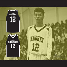Load image into Gallery viewer, Ja Morant 12 Crestwood High School Knights Black Basketball Jersey 2