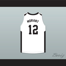 Load image into Gallery viewer, Ja Morant 12 Crestwood High School Knights White Basketball Jersey 2