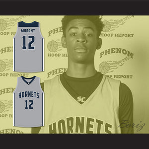 Ja Morant 12 South Carolina Hornets Gray Basketball Jersey 2