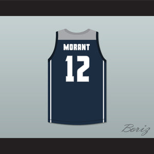 Ja Morant 12 South Carolina Hornets Navy Blue Basketball Jersey 2