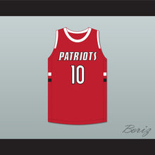 Load image into Gallery viewer, Jabari Smith Jr 10 Sandy Creek High School Patriots Red Basketball Jersey 2