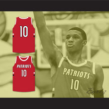 Load image into Gallery viewer, Jabari Smith Jr 10 Sandy Creek High School Patriots Red Basketball Jersey 1