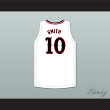 Load image into Gallery viewer, Jabari Smith Jr 10 Sandy Creek High School Patriots White Basketball Jersey 2