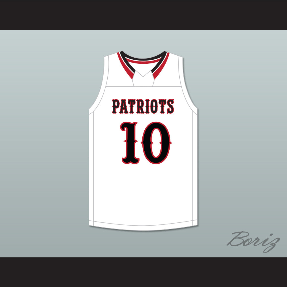 Jabari Smith Jr 10 Sandy Creek High School Patriots White Basketball Jersey 1