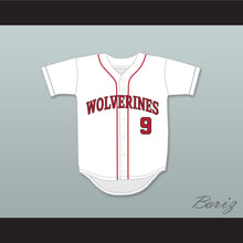 Load image into Gallery viewer, Jack Flaherty 9 Harvard-Westlake School Wolverines White Baseball Jersey 2