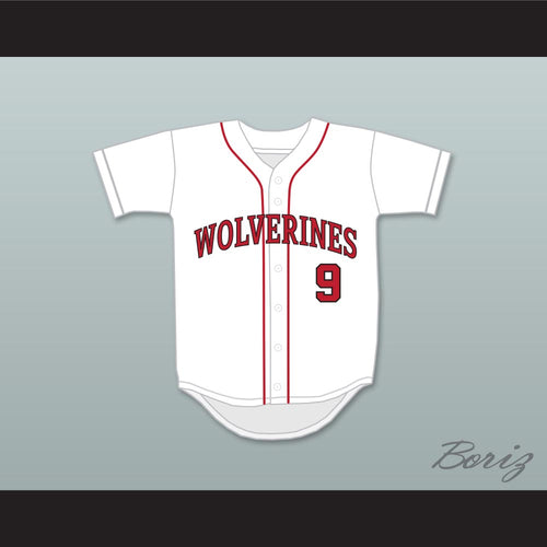 Jack Flaherty 9 Harvard-Westlake School Wolverines White Baseball Jersey 2