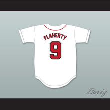 Load image into Gallery viewer, Jack Flaherty 9 Harvard-Westlake School Wolverines White Baseball Jersey 2