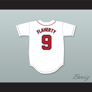 Jack Flaherty 9 Harvard-Westlake School Wolverines White Baseball Jersey 2