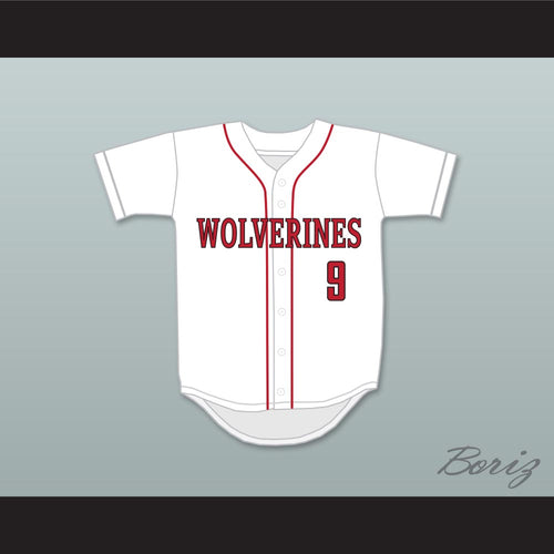 Jack Flaherty 9 Harvard-Westlake School Wolverines White Baseball Jersey 3