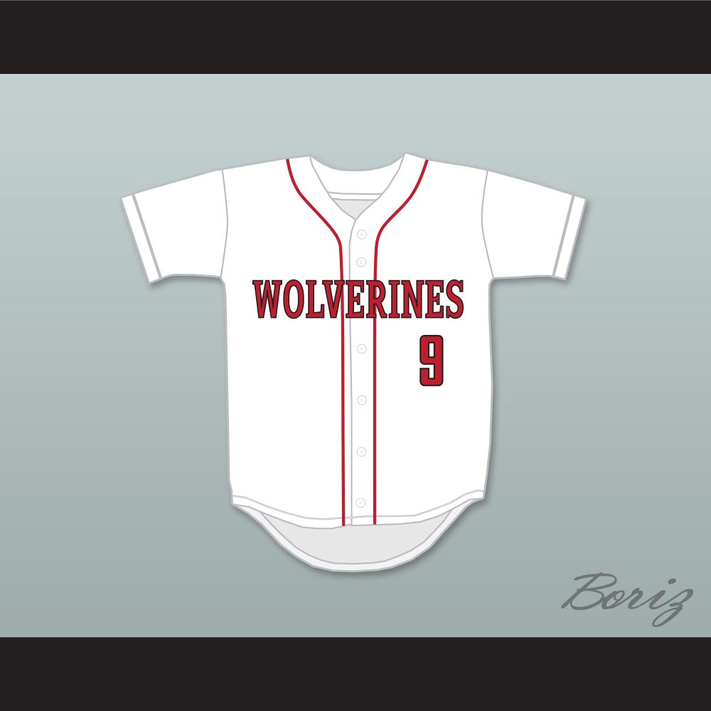 Jack Flaherty 9 Harvard-Westlake School Wolverines White Baseball Jersey 3