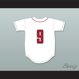 Jack Flaherty 9 Harvard-Westlake School Wolverines White Baseball Jersey 3