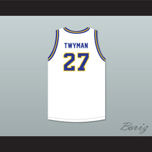 Load image into Gallery viewer, Jack Twyman 27 Central Catholic High School Pittsburgh Vikings White Basketball Jersey
