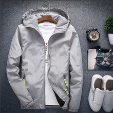 Load image into Gallery viewer, Jacket Men's Large Size Summer Bomber Spring Windbreaker cloth Streetwear Coat Hood 2020 Fashion Male Clothing 7XL Plus Size 6XL