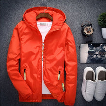 Load image into Gallery viewer, Jacket Men's Large Size Summer Bomber Spring Windbreaker cloth Streetwear Coat Hood 2020 Fashion Male Clothing 7XL Plus Size 6XL