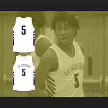 Load image into Gallery viewer, Jaden Ivey 5 La Lumiere School Lakers White Basketball Jersey 1