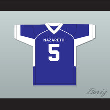 Load image into Gallery viewer, Jahan Dotson 5 Nazareth Area High School Blue Eagles Blue Football Jersey 2