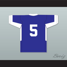 Load image into Gallery viewer, Jahan Dotson 5 Nazareth Area High School Blue Eagles Blue Football Jersey 1