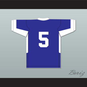 Jahan Dotson 5 Nazareth Area High School Blue Eagles Blue Football Jersey 1