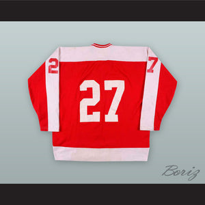 Jak Bestle 27 RPI Rensselaer Polytechnic Institute Engineers Red Hockey Jersey
