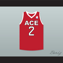 Load image into Gallery viewer, Jake Paul 2 ACE Family Charity Red Basketball Jersey