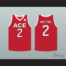 Load image into Gallery viewer, Jake Paul 2 ACE Family Charity Red Basketball Jersey