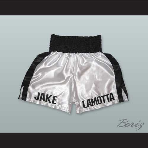 Jake Lamotta White Boxing Shorts
