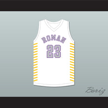 Load image into Gallery viewer, Jalen Duren 23 Roman Catholic High School Cahillites White Basketball Jersey 2