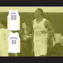 Load image into Gallery viewer, Jalen Duren 23 Roman Catholic High School Cahillites White Basketball Jersey 2