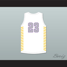 Load image into Gallery viewer, Jalen Duren 23 Roman Catholic High School Cahillites White Basketball Jersey 1