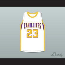 Load image into Gallery viewer, Jalen Duren 23 Roman Catholic High School Cahillites White Basketball Jersey 4