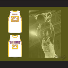 Load image into Gallery viewer, Jalen Duren 23 Roman Catholic High School Cahillites White Basketball Jersey 4