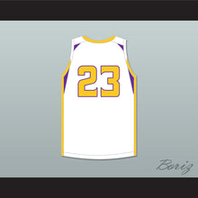 Load image into Gallery viewer, Jalen Duren 23 Roman Catholic High School Cahillites White Basketball Jersey 3