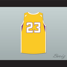 Load image into Gallery viewer, Jalen Duren 23 Roman Catholic High School Cahillites Yellow Gold Basketball Jersey 1