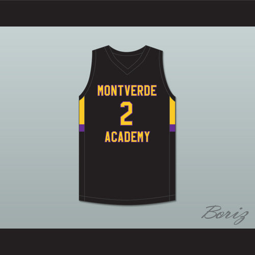 Jalen Duren 2 Montverde Academy Eagles Black Basketball Jersey 2