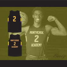 Load image into Gallery viewer, Jalen Duren 2 Montverde Academy Eagles Black Basketball Jersey 1