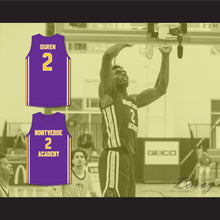 Load image into Gallery viewer, Jalen Duren 2 Montverde Academy Eagles Purple Basketball Jersey 2