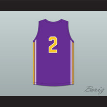 Load image into Gallery viewer, Jalen Duren 2 Montverde Academy Eagles Purple Basketball Jersey 1