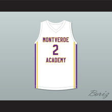 Load image into Gallery viewer, Jalen Duren 2 Montverde Academy Eagles White Basketball Jersey 2