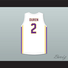 Load image into Gallery viewer, Jalen Duren 2 Montverde Academy Eagles White Basketball Jersey 2