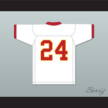 Load image into Gallery viewer, Jalen Pitre 24 Stafford High School Spartans White Football Jersey 1