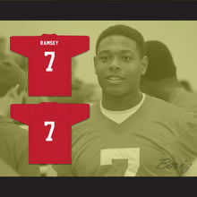 Load image into Gallery viewer, Jalen Ramsey 7 Brentwood Academy Eagles Red Football Jersey 2