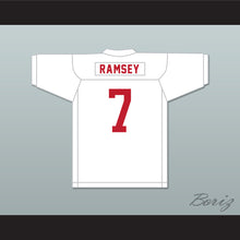 Load image into Gallery viewer, Jalen Ramsey 7 Brentwood Academy Eagles White Football Jersey 4