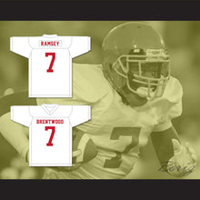 Load image into Gallery viewer, Jalen Ramsey 7 Brentwood Academy Eagles White Football Jersey 4